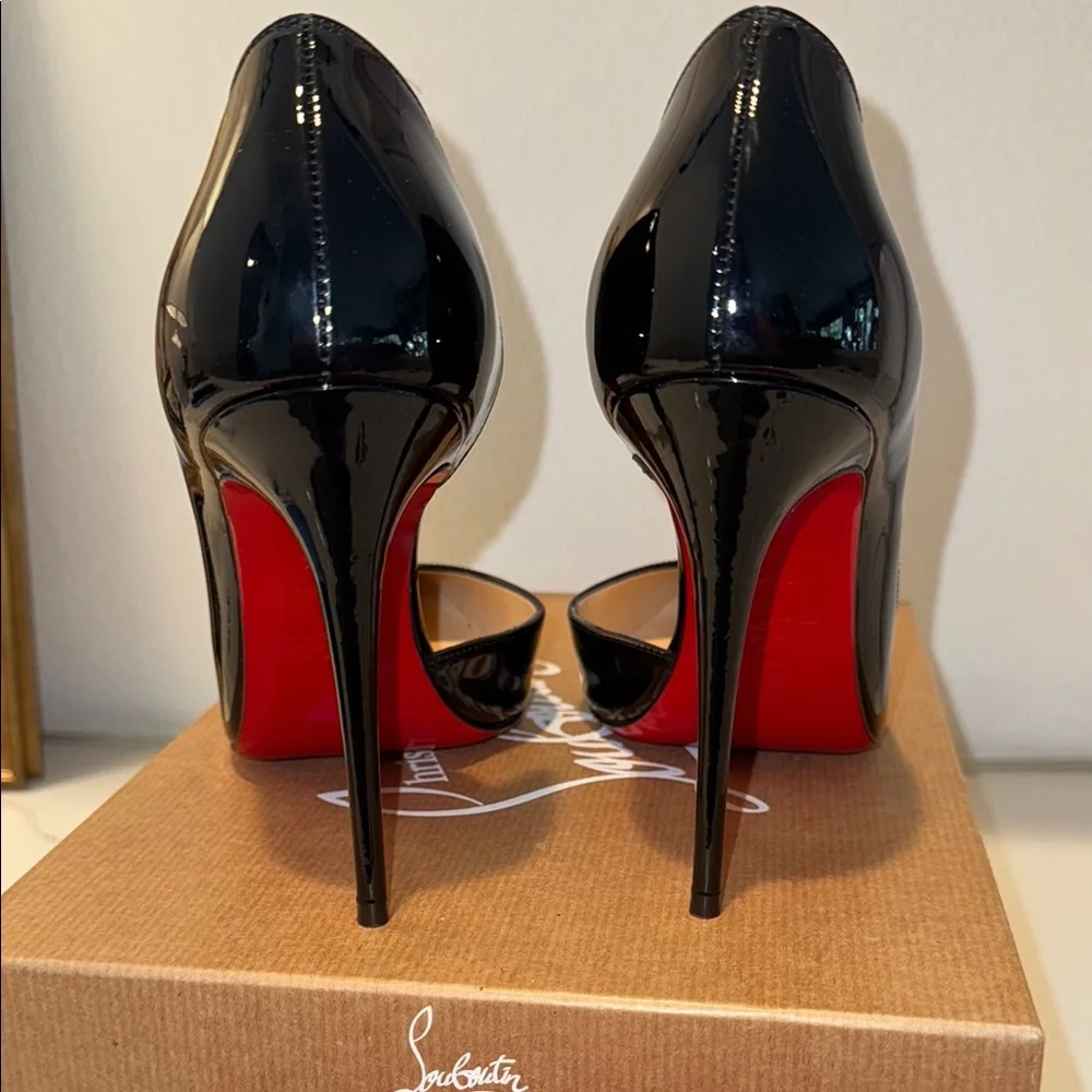 Christian Louboutin Iriza 100 Black Patent - Picture 14 of 16